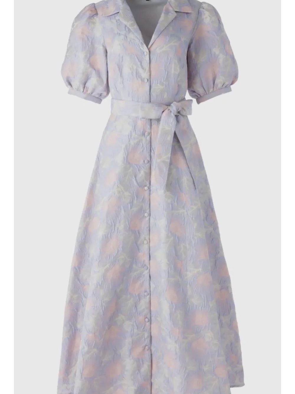 Alley Glass-Charlotte Gown-Lavender Puff-Sleeve Maxi Dress - Picture 9 of 9
